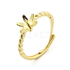 Flower Brass Adjustable Ring Settings KK-G527-01D-G-1