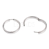 Tarnish Resistant 201 Stainless Steel Huggie Hoop Earrings EJEW-O095-02E-2