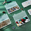 10Pcs Transparent Plastic Bead Containers CON-BC0002-25-5