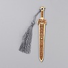 Wood Sword Bookmarks AJEW-WH0348-579B-1