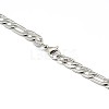 Fashionable 304 Stainless Steel Figaro Chain Necklaces for Men X-STAS-A028-N017P-3
