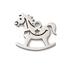 Anti-Tarnish 201 Stainless Steel Charms STAS-Q015-12P-1