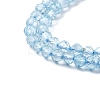 Natural Blue Topaz Beads Strands G-H079-A02-03-4