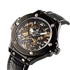 Men's Stainless Steel Leather Mechanical Wrist Watches WACH-N032-06B-3