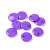 Opaque Acrylic Flat Round Beads X-SACR-R817-08-1