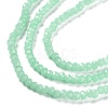 Baking Paint Imitation Jade Glass Bead Strands X-DGLA-A034-J4MM-A22-5