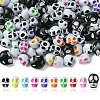 130Pcs 3 Styles Craft Style Acrylic Beads OACR-FS0001-69-2