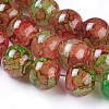 Spray Painted Glass Beads Strands GLAA-A038-C-47-3