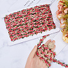 15 Yards Flower Polyester Embroidery Lace Ribbon OCOR-WH0070-77F-3