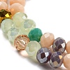 Glass Beads Strands EGLA-A034-M4mm-17-4