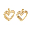 Brass Micro Pave Cubic Zirconia Pendants KK-I475-05G-05-1