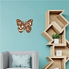 Creative Natural Wooden Wall Hanging Decoration AJEW-WH0331-003-5
