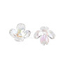 Transparent Acrylic Bead Caps LS-X-TACR-Q273-03-3