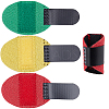 Gorgecraft 3Pcs 3 Colors Composite Cloth Pinkie Fixing Strap AJEW-GF0003-64A-1