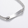 304 Stainless Steel Link Bracelets BJEW-H572-05P-3