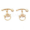 Brass Toggle Clasps KK-Q278-006-NF-1