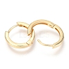 Brass Huggie Hoop Earrings EJEW-F245-06G-2