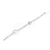 Acrylic & Glass & ABS Plastic Pearl & Alloy & Polymer Clay Pave Rhinestone Beads Strands MAK-T011-08B-4