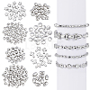 8 Sets 8 Styles CCB Plastic Beads Sets CCB-PH0001-30-1