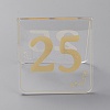 Acrylic Table Number Sign AJEW-WH0505-90B-1