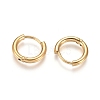 Ion Plating(IP) 304 Stainless Steel Huggie Hoop Earrings LS-EJEW-F111A-13mm-G-2