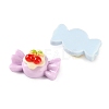 Opaque Resin Imitation Food Cabochons RE-CBAC151-01-2