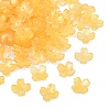 Two Tone Transparent Glass Bead Caps GLAA-Z020-02D-1