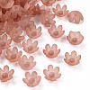 Frosted Acrylic Bead Caps MACR-S371-07A-763-1