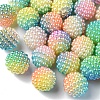 Imitation Pearl Acrylic Beads OACR-FS0001-32G-4