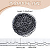 6 Yards 2-Layer Polyester Pleated Ribbon OCOR-FG0002-03B-2
