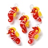 Handmade Lampwork Pendants LAMP-S068-08B-1