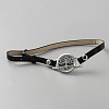 Leather & Alloy Watch Bands AJEW-WH0248-692P-03-1