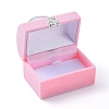 Lady Bag with Bear Shape Velvet Jewelry Boxes X-VBOX-L002-E03-3