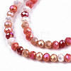 Opaque Glass Beads Strands X-GLAA-T006-12C-3