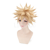 Short Blonde Wavy Cosplay Party Wigs OHAR-I015-03-4