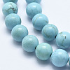 Natural Magnesite Beads Strands G-K244-02-4mm-01-4