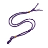 Braided Waxed Cord Empty Macrame Pouch Slider Necklace Making FIND-C061-01B-3