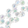 Electroplate Glass Beads Strands EGLA-D030-17X-2