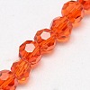Faceted(32 Facets) Round Glass Beads Strands X-EGLA-J042-4mm-16-3