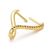 Rack Plating Brass Micro Pave Cubic Zirconia Ice Pick Pinch Bails KK-B056-01-4