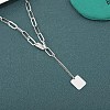 925 Sterling Silver Pendant Necklaces NJEW-BB60490-A-2