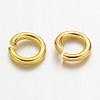 Brass Open Jump Rings JRC5MM-G-2