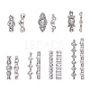 35pcs 7 style Alloy Bar Spacers FIND-FW0001-21-3