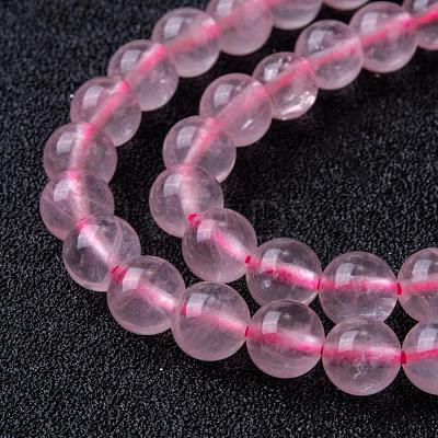 Natural Rose Quartz Bead Strands G-R173-4mm-04-1