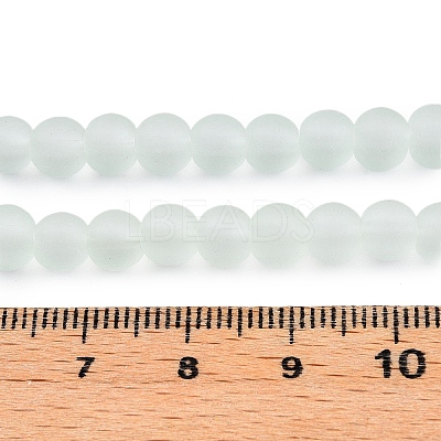 Baking Paint Transparent Glass Bead Strands X-GLAA-S031-6mm-29-1
