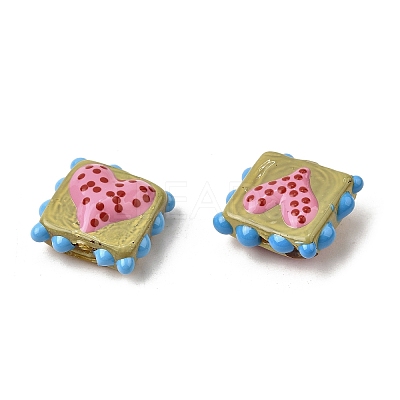 Handmade Lampwork Enamel Beads LAMP-S079-09B-1
