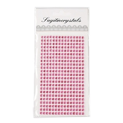 Self Adhesive Acrylic Rhinestone Stickers STIC-PW0012-01E-1