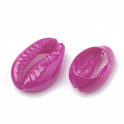Natural Cowrie Shell Beads X-SHEL-T007-74C-1