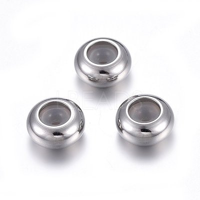 201 Stainless Steel Beads LS-STAS-O110-12P-D-1