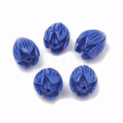 Dyed Synthetic Coral Beads CORA-N002-B-04-1